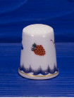Винтажный фарфоровый наперсток от Ginori из коллекционной серии Thimbles of the World's Greatest Porcelain Houses. Италия, 1980-е годы