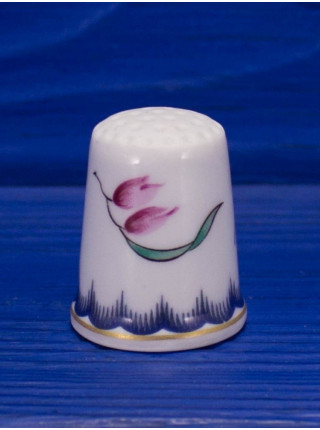 Винтажный фарфоровый наперсток от Ginori из коллекционной серии Thimbles of the World's Greatest Porcelain Houses. Италия, 1980-е годы