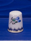 Винтажный фарфоровый наперсток от Ginori из коллекционной серии Thimbles of the World's Greatest Porcelain Houses. Италия, 1980-е годы