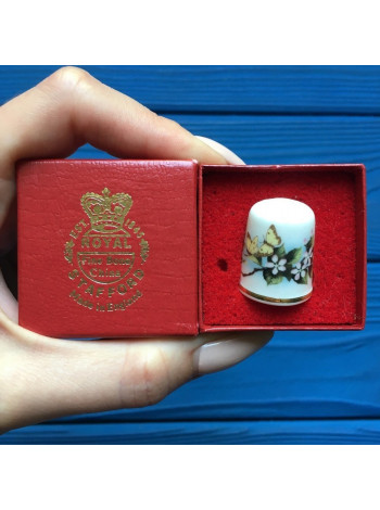 Royal Stafford наперсток Apple Blossom, винтажный, коллекционный, Thimble Collectors Club