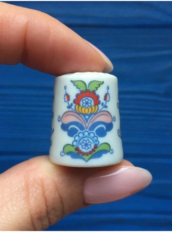 Rörstrand наперсток Kurbits, винтажный, коллекционный, Thimble Collectors Club