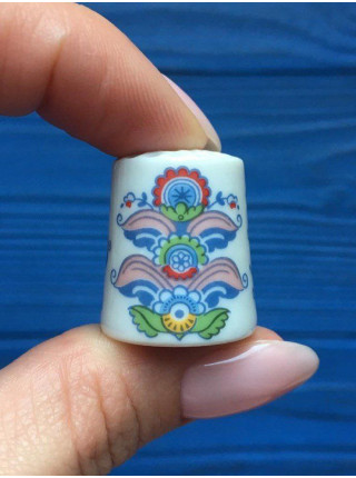 Rörstrand наперсток Kurbits, винтажный, коллекционный, Thimble Collectors Club