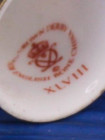 Royal Crown Derby наперсток The Billingsley Roses, винтажный, коллекционный, фарфоровый, Historical Thimble Collection