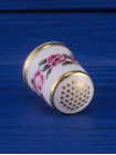 Royal Crown Derby наперсток The Billingsley Roses, винтажный, коллекционный, фарфоровый, Historical Thimble Collection