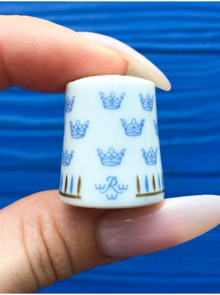 Rorstrand наперсток Thimbles of the Worlds Greatest Porcelain Houses, винтажный, коллекционный
