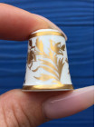 Винтажный коллекционный наперсток Grainger Gold от Royal Worcester