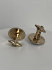 Винтажные позолоченные запонки в античном стиле редкого дизайна от Wedgwood