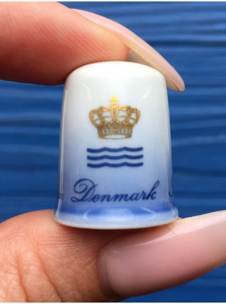 Royal Copenhagen наперсток Thimbles of the Worlds Greatest Porcelain Houses, винтажный, коллекционный