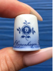 Royal Copenhagen наперсток Thimbles of the Worlds Greatest Porcelain Houses, винтажный, коллекционный