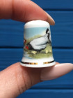 Morgan Graham наперсток Chickens, винтажный, коллекционный, Thimble Collectors Club