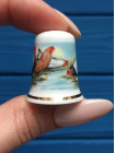 Morgan Graham наперсток Chickens, винтажный, коллекционный, Thimble Collectors Club