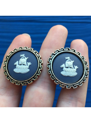 Винтажные запонки от Wedgwood
