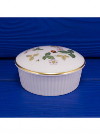 Wedgwood шкатулка Wild Strawberry, винтажная, фарфоровая