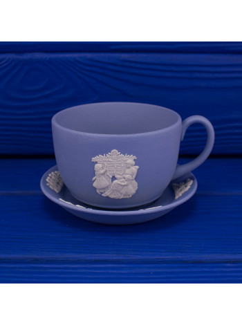 Чайная пара Wedgwood голубой Jasper
