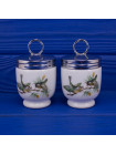 Пара коддлеров Royal Worcester на одно яйцо с птичками