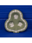 Тарелки Wedgwood Карточные масти зелёный Jasper