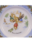 Тарелка Wedgwood "Marry Christmas Peter Rabbit" в оригинальной коробке