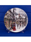 Тарелка Royal Doulton 370A Christmas Decorations с сертификатом и брошюрой