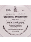 Тарелка Royal Doulton 370A Christmas Decorations с сертификатом и брошюрой
