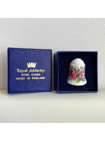Royal Adderley наперсток Romance, винтажный, коллекционный, Thimble Collectors Club