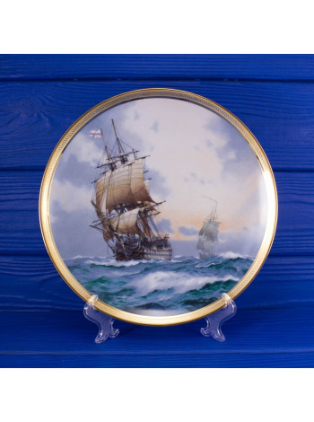 Тарелка FRANKLIN MINT "100-пушечный фрегат Victory"
