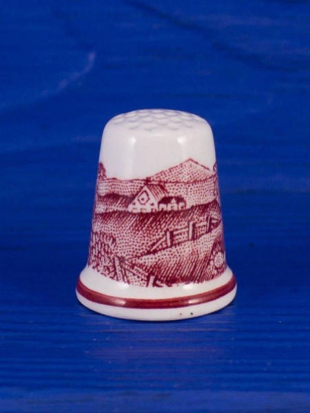 Винтажный коллекционный наперсток от Adams коллекционной серии Thimbles of the World's Greatest Porcelain Houses. Англия, 1980-е годы