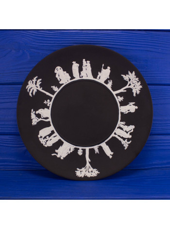 Тарелка Wedgwood чёрный Jasper