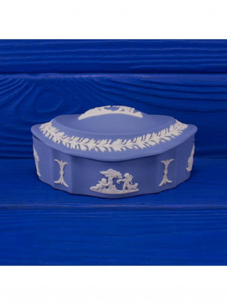 Wedgwood шкатулка для украшений и мелочей, винтажная, бисквитный фарфор