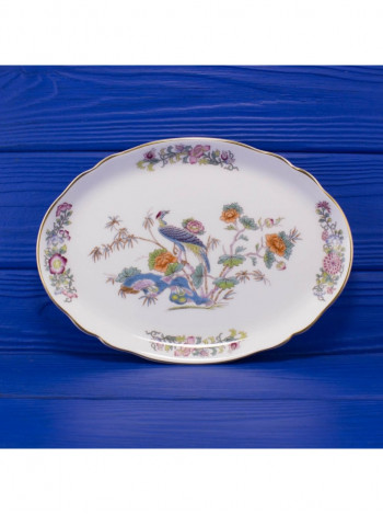 Wedgwood блюдо Kutani Crane, винтажная, фарфоровая, коллекционная