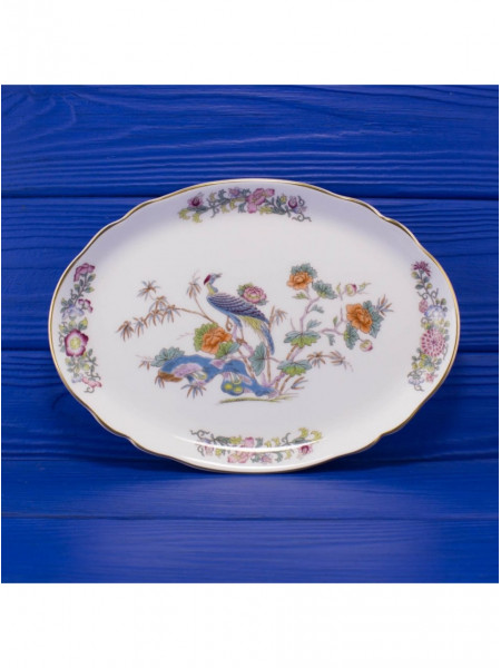 Wedgwood блюдо Kutani Crane, винтажная, фарфоровая, коллекционная