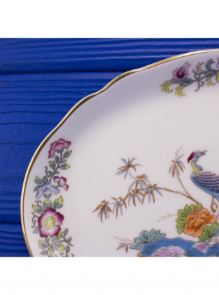 Wedgwood блюдо Kutani Crane, винтажная, фарфоровая, коллекционная