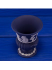 Миниатюрная ваза Wedgwood с ручками в античном стиле редкого синего оттенка 1974 года