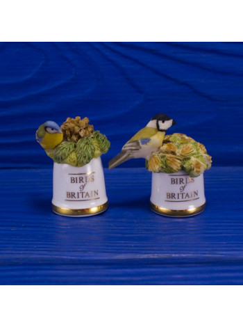 Пара наперстков с объемными фигурками птиц cерии BIRDS of BRITAIN от Sutherland