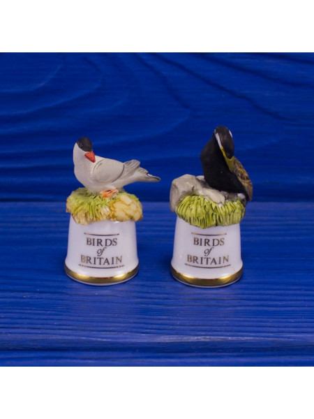 Пара наперстков "Tern и Cormorant" из коллекционной серии BIRDS of BRITAIN от Sutherland