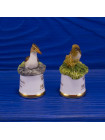 Пара наперстков "Great crested grebe и Snipe" серии BIRDS of BRITAIN от Sutherland