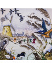 Тарелка Wedgwood номер 3449 A "Skating on the Fen" серии Colin Newmans Country Christmas