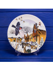 Тарелка Wedgwood номер 1558 A "Woodland Visitors" серии Colin Newmans Country Christmas