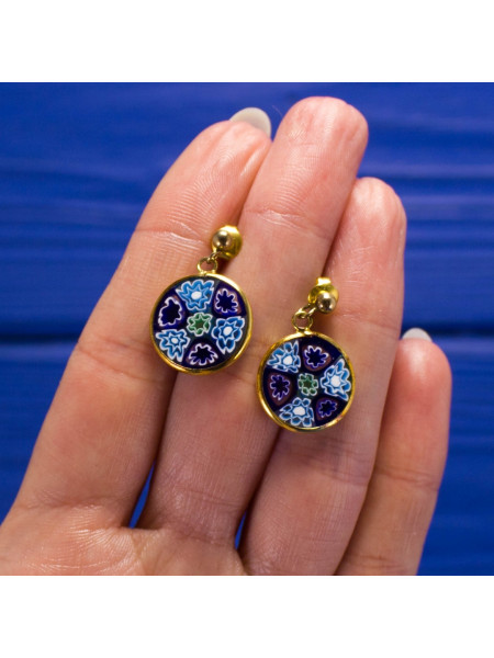 Эффектные серьги Millefiori от Le Murrine Veneziane