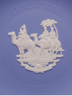 Wedgwood тарелка Christmas 1992, винтажная, коллекционная, бисквитный фарфор, джаспер
