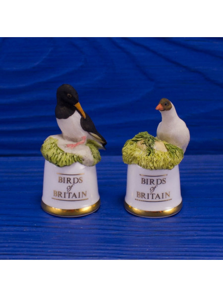 Пара наперстков "Oystercatcher и Black-headed Gull" серии BIRDS of BRITAIN от Sutherland
