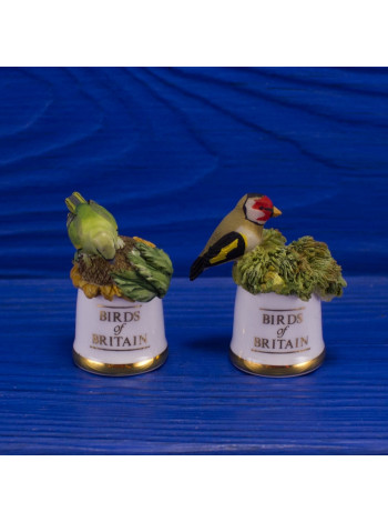 Пара наперстков "Greenfinch и Goldfincht" серии BIRDS of BRITAIN от Sutherland