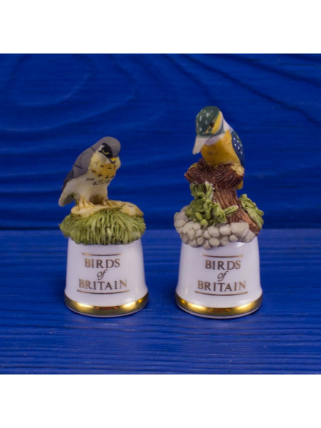 Пара наперстков "Peregrine Falcon и Kingfisher" серии BIRDS of BRITAIN от Sutherland