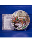 Тарелка Wedgwood с сертификатом "A Ride in the Snow"