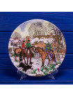 Тарелка Wedgwood с сертификатом "A Ride in the Snow"