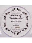 Тарелка Hammilton Collection номер 0066 с сертификатом "Sentinel of Christmas Eve" коллекционной серии Robins Christmas