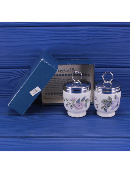 Royal Worcester кодлеры дизайна June Garland, пара кодлеров на одно яйцо, винтажный