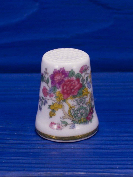 Винтажный коллекционный наперсток Tree of Kashmir, изготовленный Paragon специально для Thimble Collectors Club. Япония, 1986 год