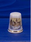 Epiag наперсток Images of Prague винтажный, коллекционный, фарфоровый, Thimble Collectors Club