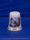 Epiag наперсток Images of Prague винтажный, коллекционный, фарфоровый, Thimble Collectors Club