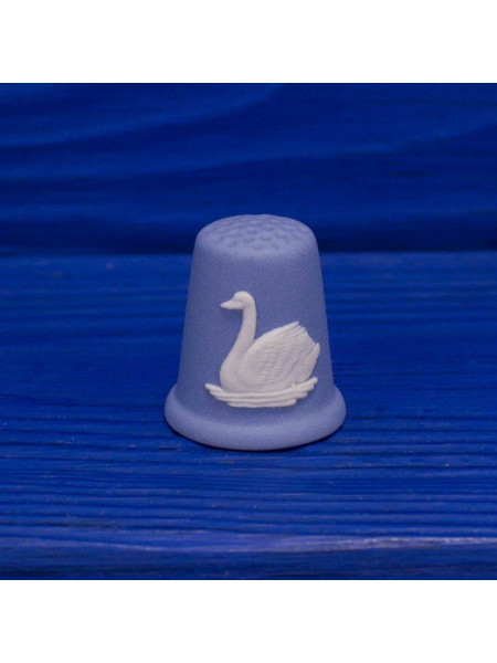 Редкий коллекционный наперсток Swan с изображением лебедя от Wedgwood 